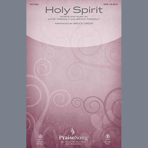 cover: Holy Spirit (incorporating "Spirit of The Living God"), Bruce Greer