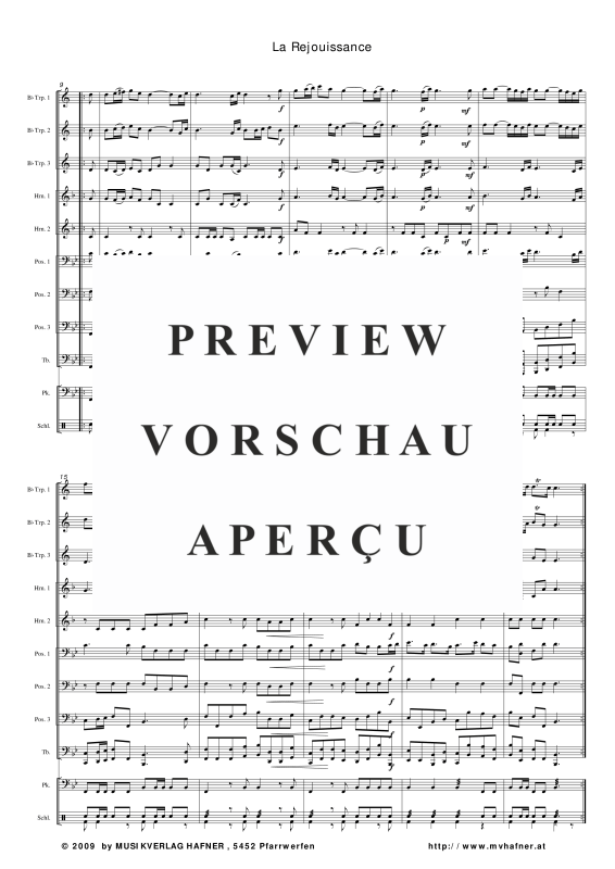 gallery: Feuerwerksmusik - La Réjouissance, , (Blechbläser Ensemble)
