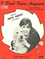 cover: I Don't Know Anymore, Anita Harris