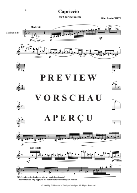 Product gallery: Page 3 of 4 Cappricio , , Clarinet in B-flat