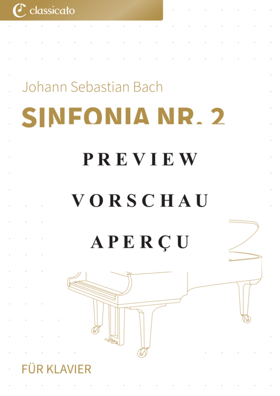 gallery: Sinfonia Nr. 2 - BWV 788 , , (Klavier Solo)