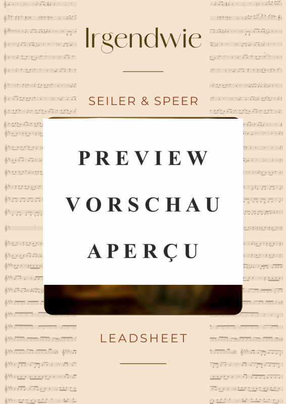 Produktgalerie: Seite 2 von 6 Irgendwie, Speer, Seiler und, Gesang und Akkorde - Leadsheet