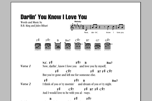 Product picture to: Darlin' You Know I Love You