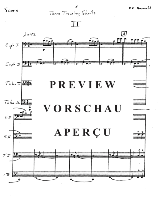 Product gallery: Page 5 of 21 Three Traveling Shorts , , (Tuba Quartett EETT)