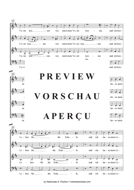 Product gallery: Page 3 of 4 Ich bin ein guter Hirte , , (mixed choir)