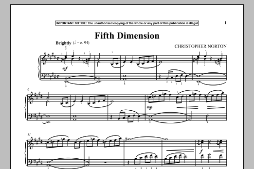 Product gallery: Page 1 of 1 Fifth Dimension, Christopher Norton