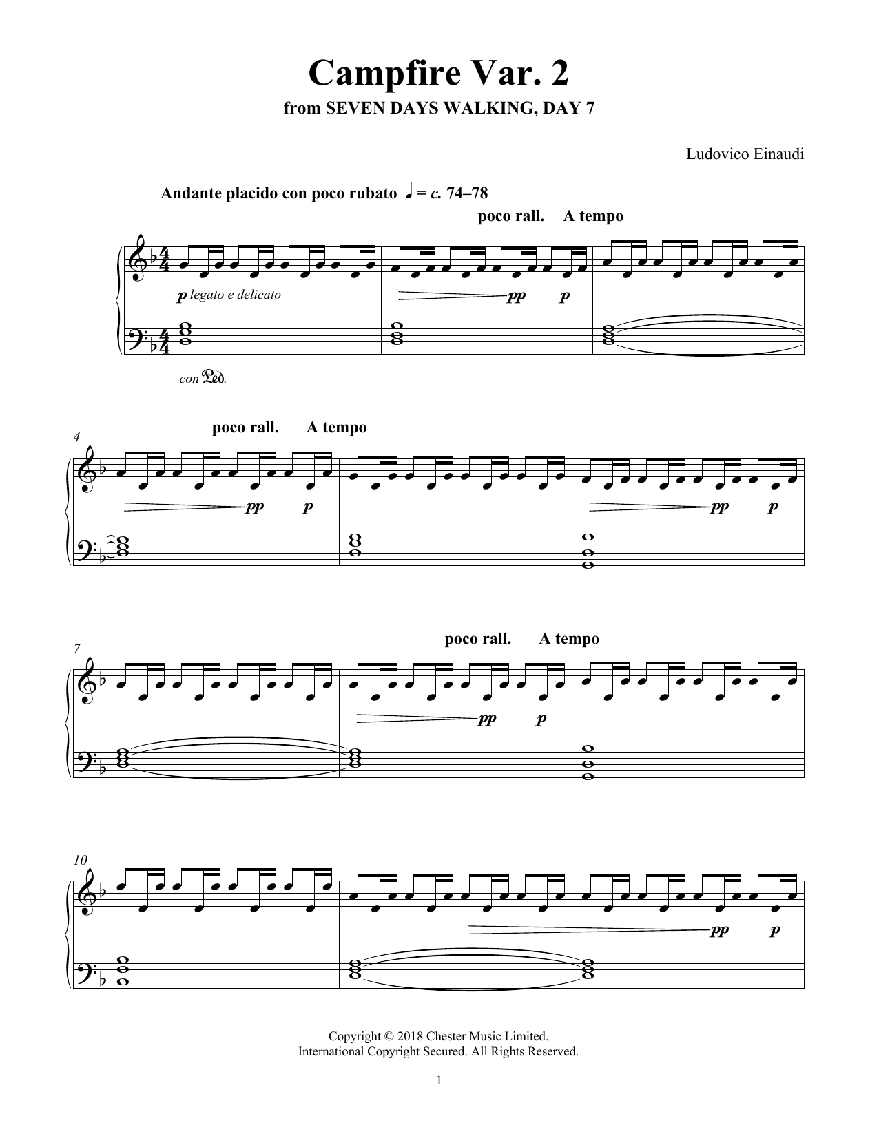Produktbild zu: Campfire Var. 2 (from Seven Days Walking: Day 7)