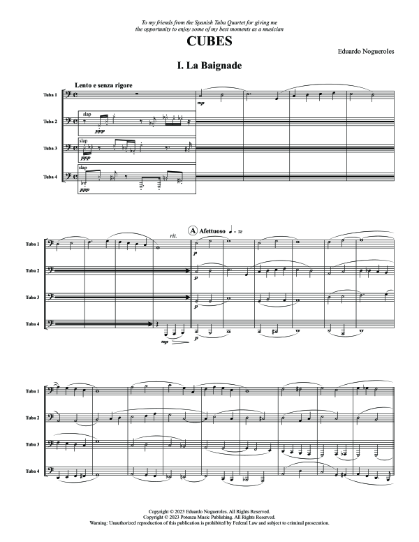 Product gallery: Page 1 of 11 Cubes, , (Tuba Quartet TTTT)
