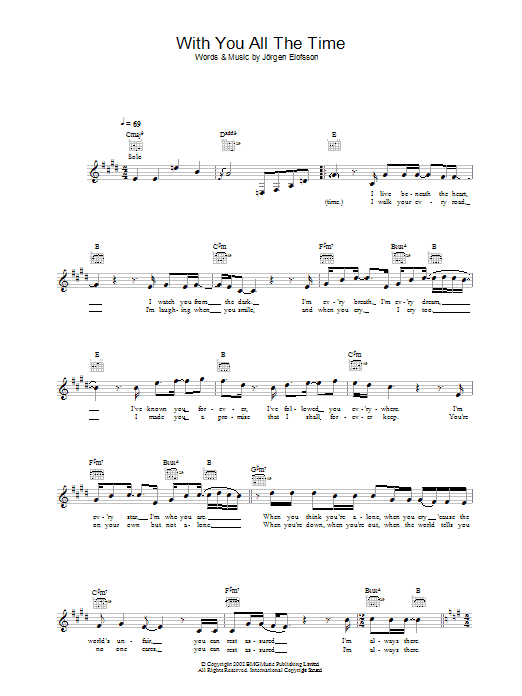 Produktbild zu: With You All The Time