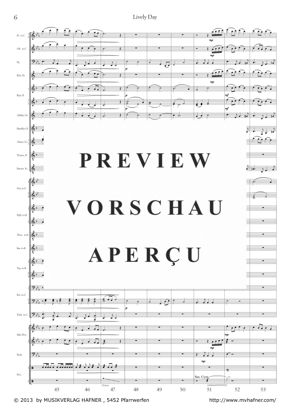 Product gallery: Page 11 of 11 Lively Day, , (large wind orchestra)