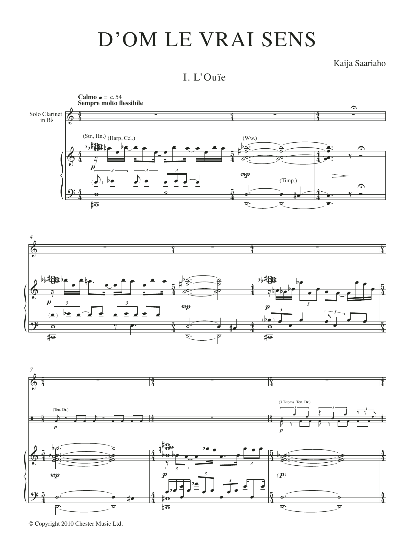 Product picture to: D'OM LE VRAI SENS (piano reduction)