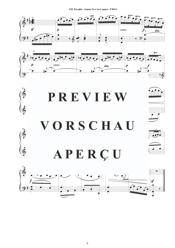 Produktgalerie: Seite 10 von 11 12 Klavier Sonaten P893 - Vollständige Partituren, , Klavier Solo