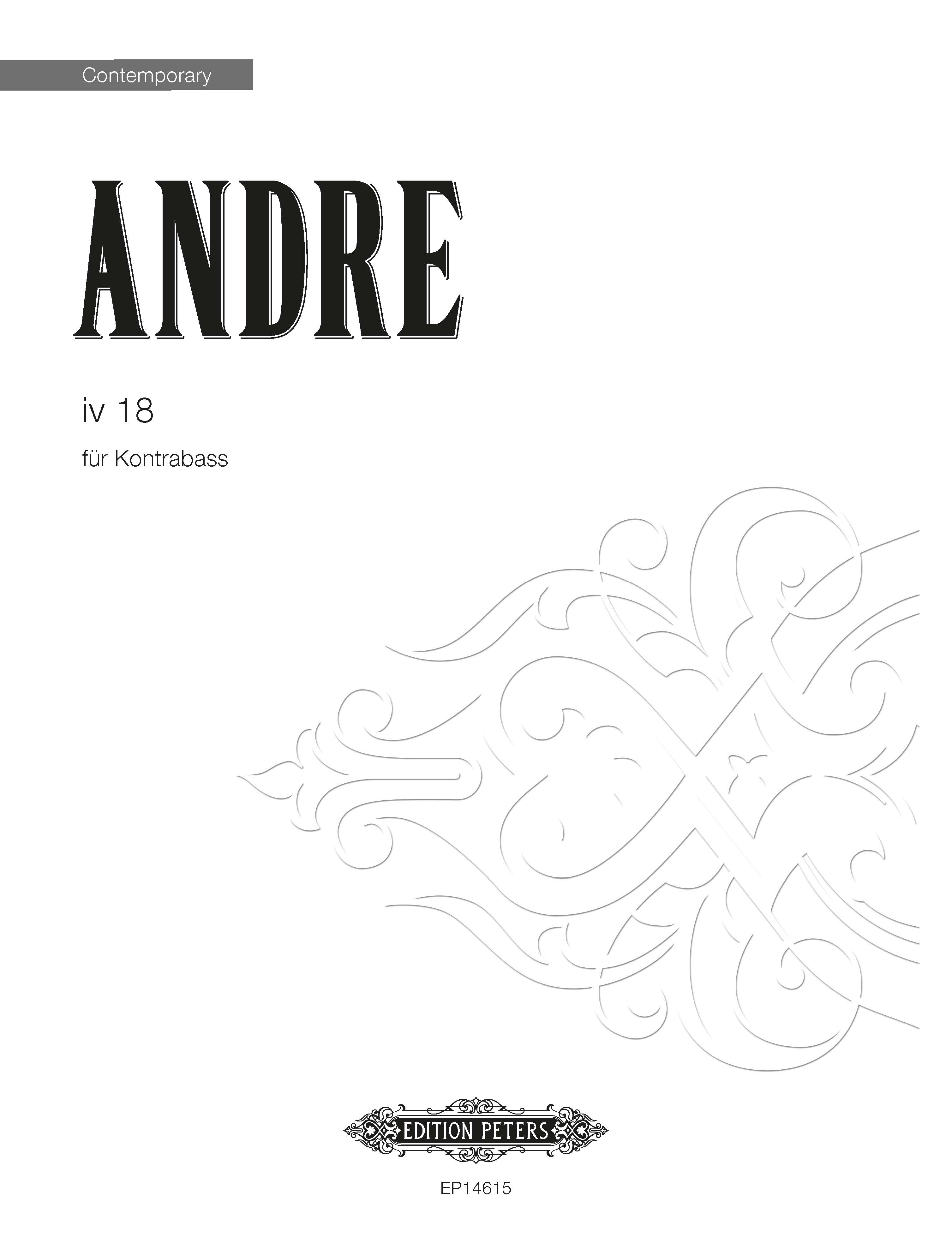 cover: iv 18, Mark Andre