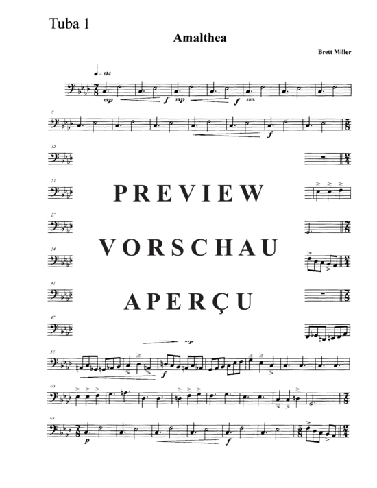 Product gallery: Page 17 of 20 Amalthea , , (Tuba Quartett EETT)