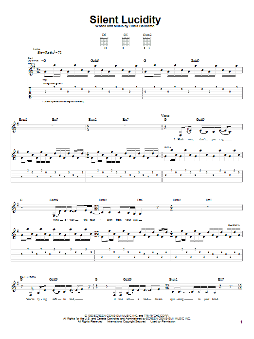 Produktgalerie: Seite 1 von 1 Silent Lucidity, Queensryche, Gitarre