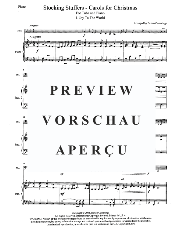 Produktgalerie: Seite 3 von 11 Stocking Stuffers, , Tuba und Klavier