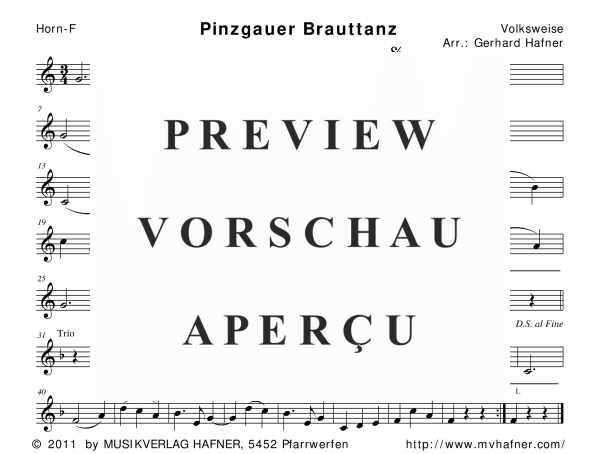 gallery: Pinzgauer Brauttanz, , (woodwind and brass)