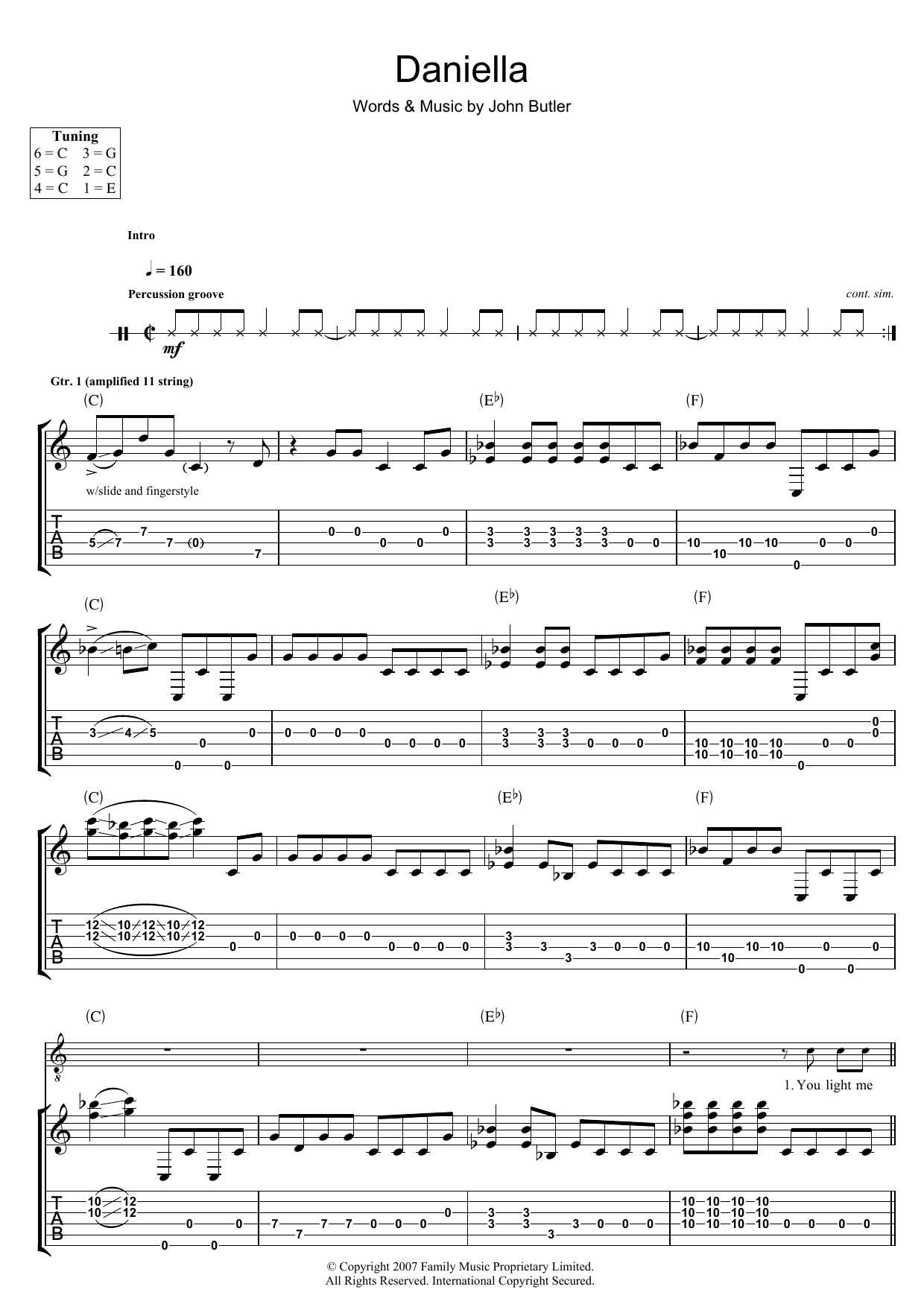 Produktgalerie: Seite 1 von 1 Daniella, John Butler, Gitarre