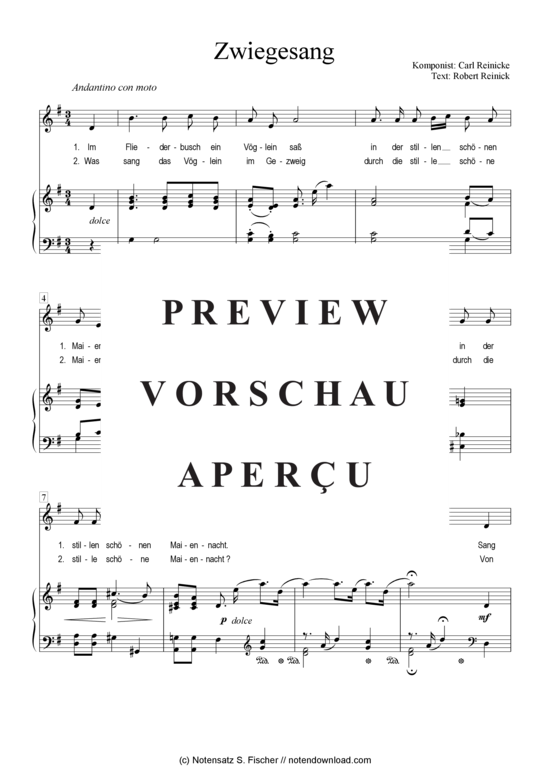 Product gallery: Page 2 of 4 Zwiegesang , , Piano and Voice