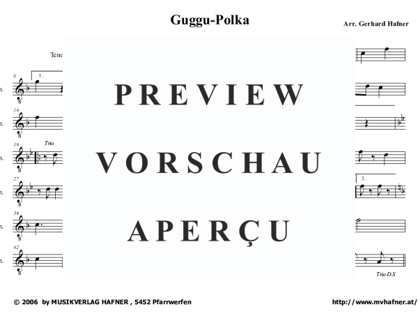 Product gallery: Page 7 of 11 Guggu-Polka, , (woodwind and brass)