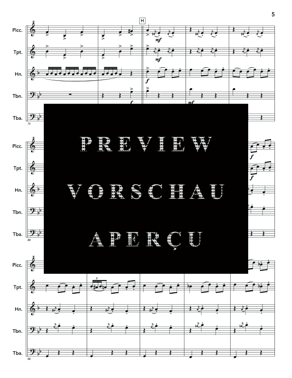 Produktgalerie: Seite 9 von 11 Danse Macabre, , (Blechbläser Quintett)