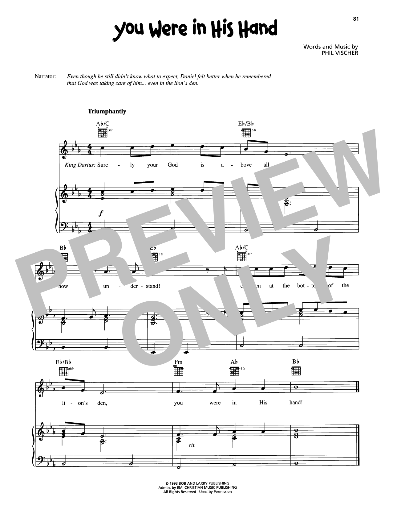 Produktgalerie: Seite 1 von 1 You Were In His Hand, VeggieTales, Gesang, Gitarre, Klavier