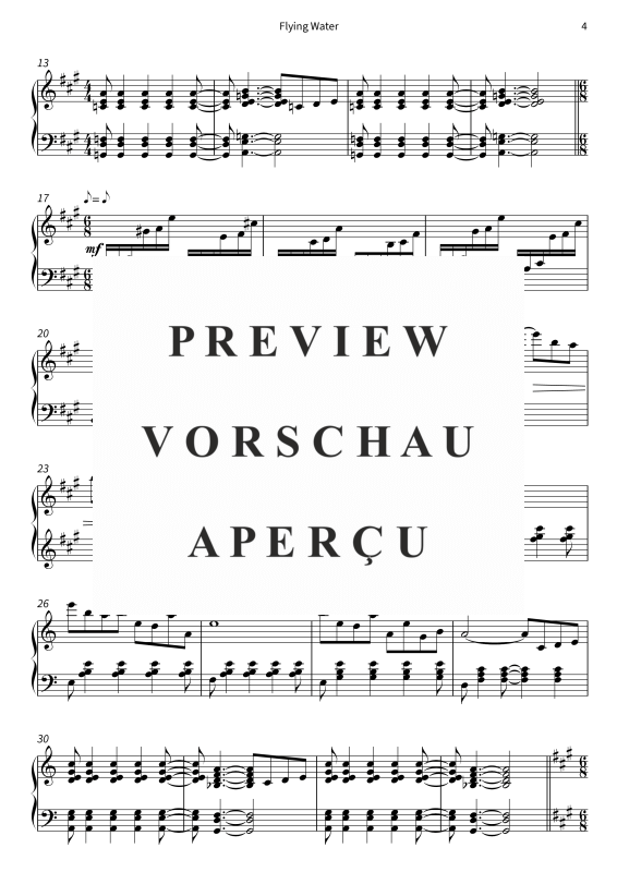 Produktgalerie: Seite 6 von 9 Flying Water, Berlin, Daniela, Klavier Solo