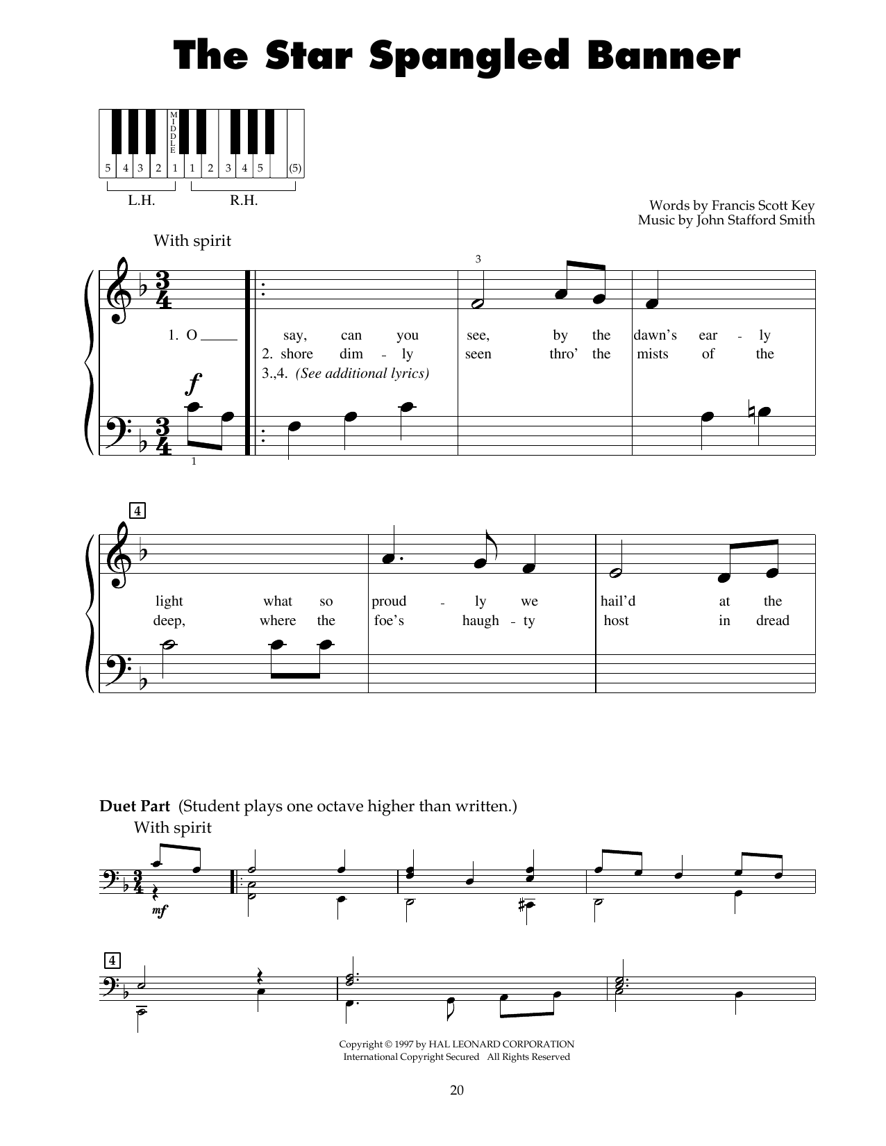 Produktbild zu: The Star-Spangled Banner
