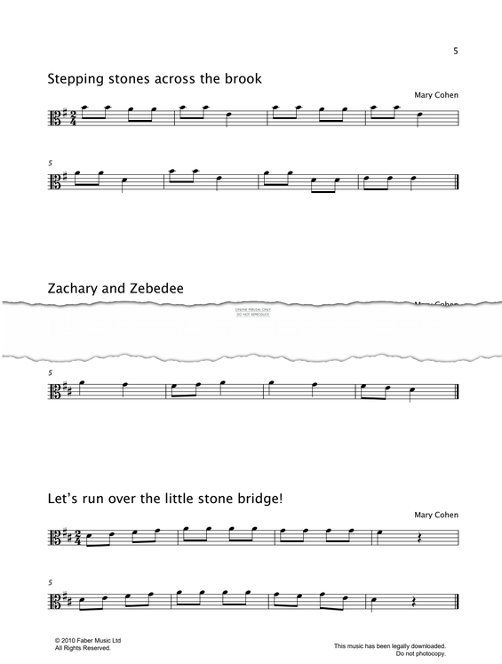 Produktgalerie: Seite 1 von 1 Stepping Stones Across The Brook, Mary Cohen, Viola