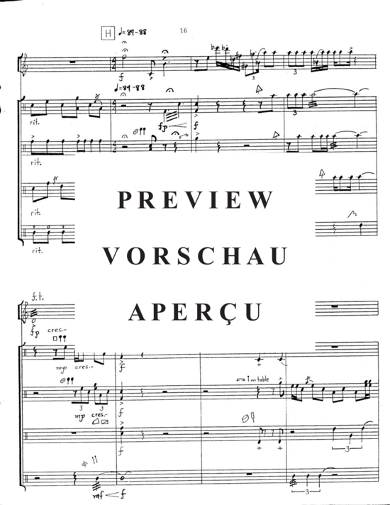 Product gallery: Page 20 of 21 Coexistence , , (clarinet solo and 4 percussionists)