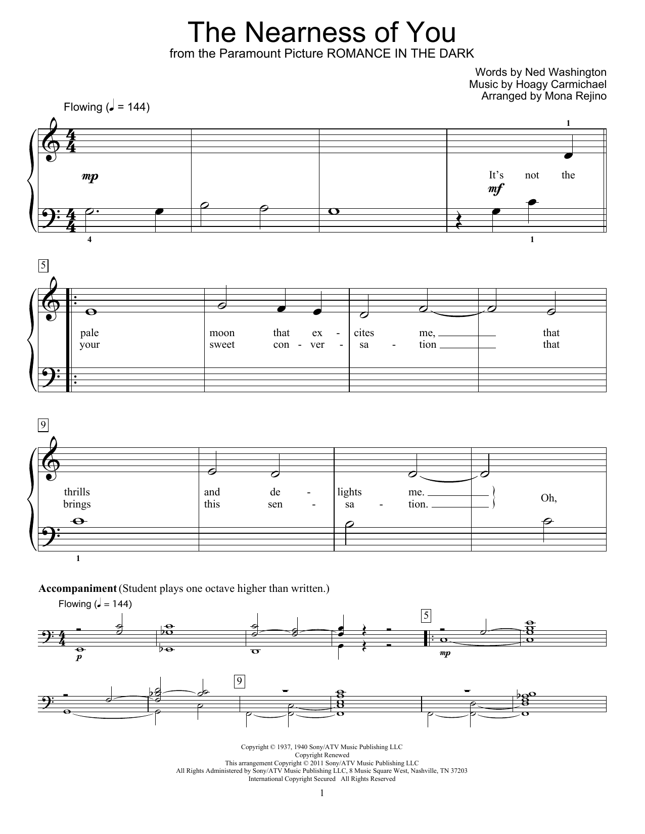 Product gallery: Page 1 of 1 The Nearness Of You, Hoagy Carmichael