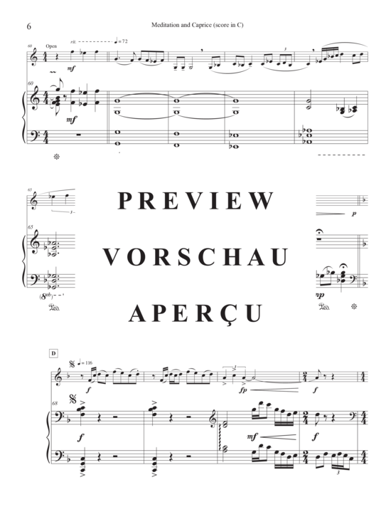 Produktgalerie: Seite 11 von 21 Meditation and Caprice , , (Trompete und Klavier)