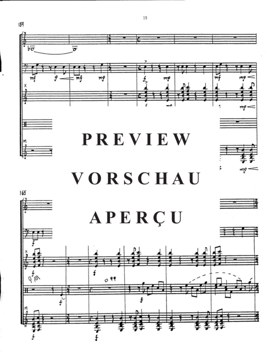 Product gallery: Page 19 of 21 Escapade , , (alto saxophone solo and 4 percussionists)
