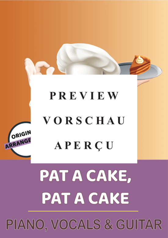 Produktgalerie: Seite 2 von 5 Pat A Cake, Pat A Cake, , (Gesang + Klavier, Gitarre)
