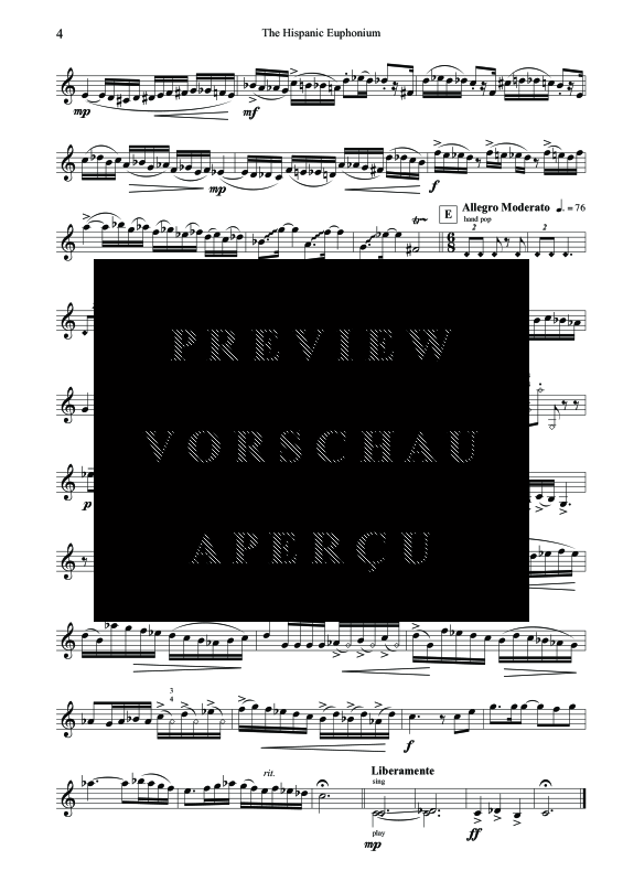 Product gallery: Page 9 of 11 Hispanic Euphonium, The, , (Euphonium Solo)