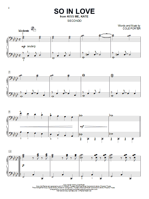 Product picture to: So In Love (from Kiss Me, Kate)