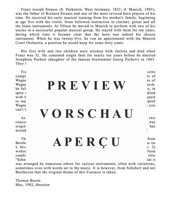 Produktgalerie: Seite 3 von 11 Fantasie Op. 2, , Horn in F und Klavier