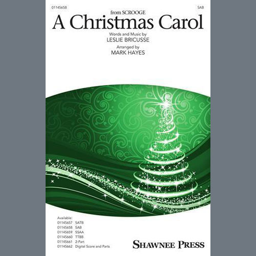 cover: A Christmas Carol (from Scrooge) (arr. Mark Hayes), Leslie Bricusse
