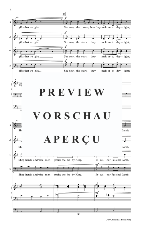 Produktgalerie: Seite 10 von 11 Our Christmas Bells Ring, , Gemischter Chor und Orgel