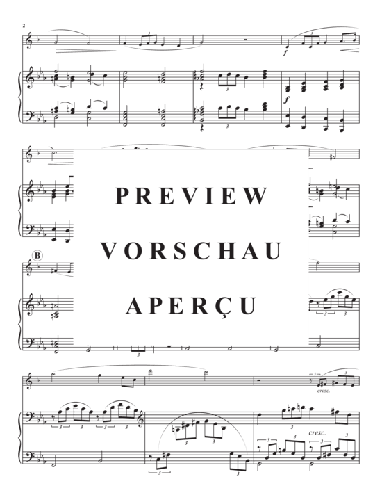 Product gallery: Page 4 of 7 Main Theme from Processional for a Pontiff , , (clarinet in Bb + piano)