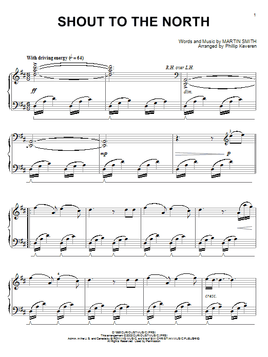 Product picture to: Shout To The North (arr. Phillip Keveren)