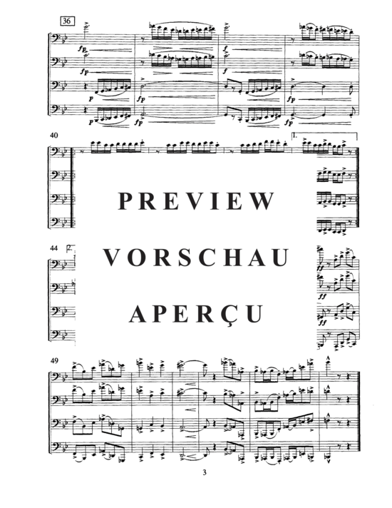 Product gallery: Page 5 of 13 Fanfare No. 1 , , (Tuba Quartett EETT)