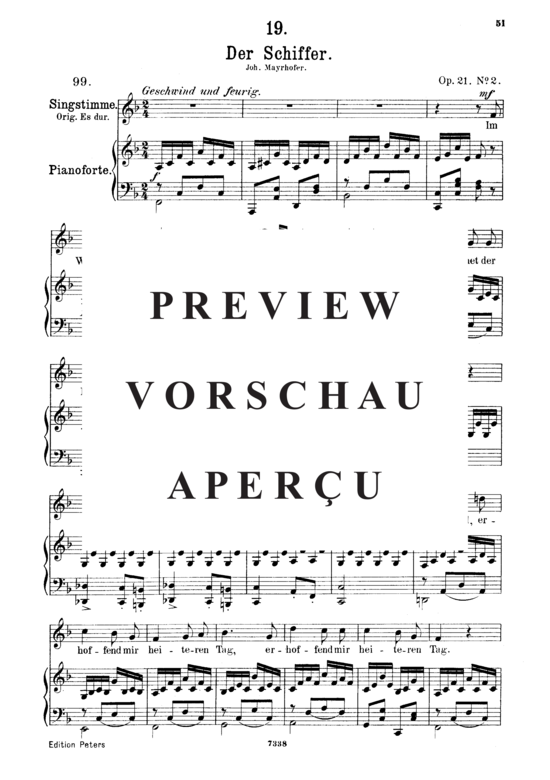 Product gallery: Page 2 of 5 Der Schiffer D.536, , Medium Voice and Piano