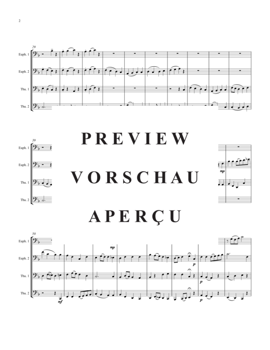 Product gallery: Page 3 of 21 English Folksong Suite, An , , (Tuba Quartet: 2x Baritone, 2xTuba)