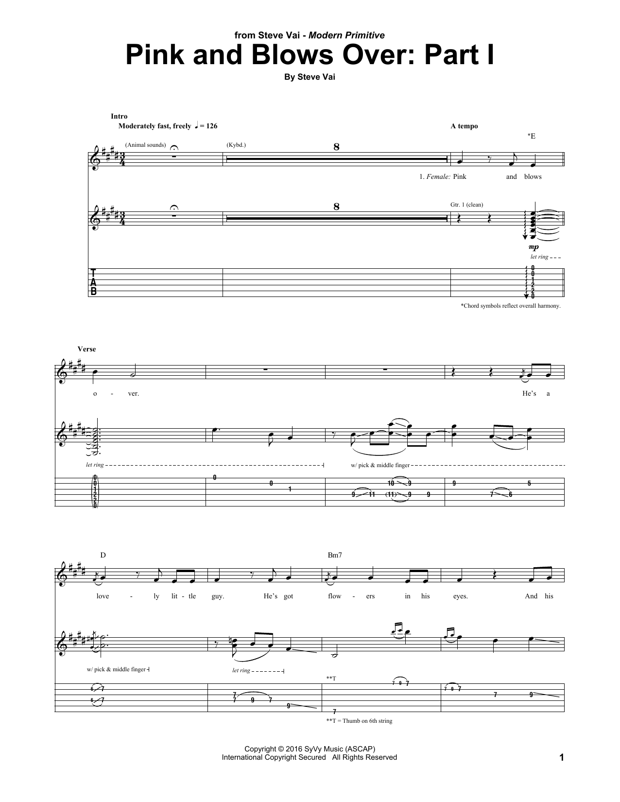 Product gallery: Page 1 of 1 Pink And Blows Over: Part I, Steve Vai