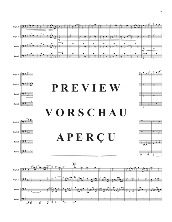 Product gallery: Page 8 of 11 Four Preludes and Fugues, Vol. 1 , , (2x Baritone, 2x Tuba)