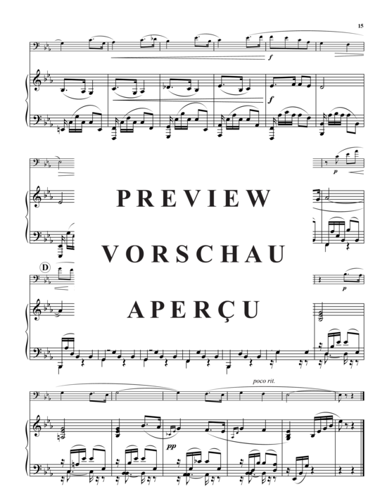 Product gallery: Page 16 of 21 Drei Romanzen ohne Worte , , (baritone/pos + piano)