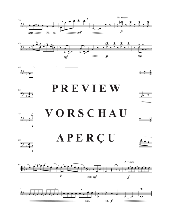 Produktgalerie: Seite 8 von 14 Pavane for a Dead Princess, , (2xTrompete in B/C, Horn in F, Posaune)