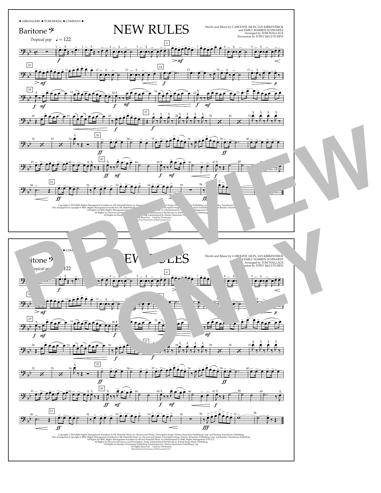 Product picture to: New Rules - Baritone B.C.