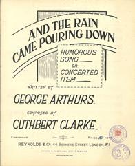 cover: And The Rain Came Pouring Down, Cuthbert Clarke